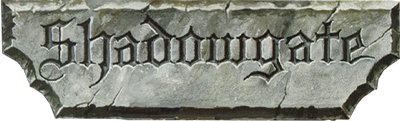 Shadowgate logo for Amiga